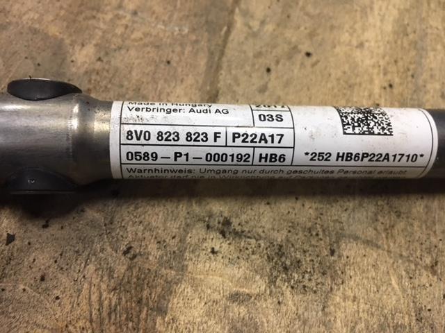 Audi A3 (8V) 2016-2019 рестайлинг для Пиропатрон