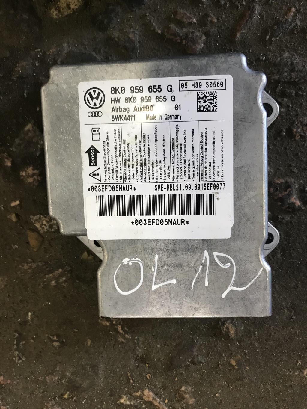 Audi A5/S5 Sportback (8T) 2007-2011 для Блок управления AIR BAG