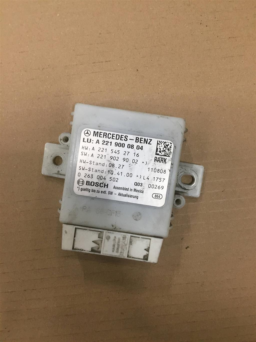 Mercedes-Benz W221 S-Klasse S221 2009-2013 рестайлинг для Блок парктроников