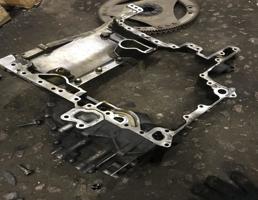 Поддон масляный двигателя для Volkswagen Touareg 7L 2007-2010  запчасти бу